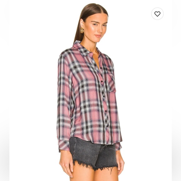 Rails blue & white button down shirt size S - Picture 3 of 6